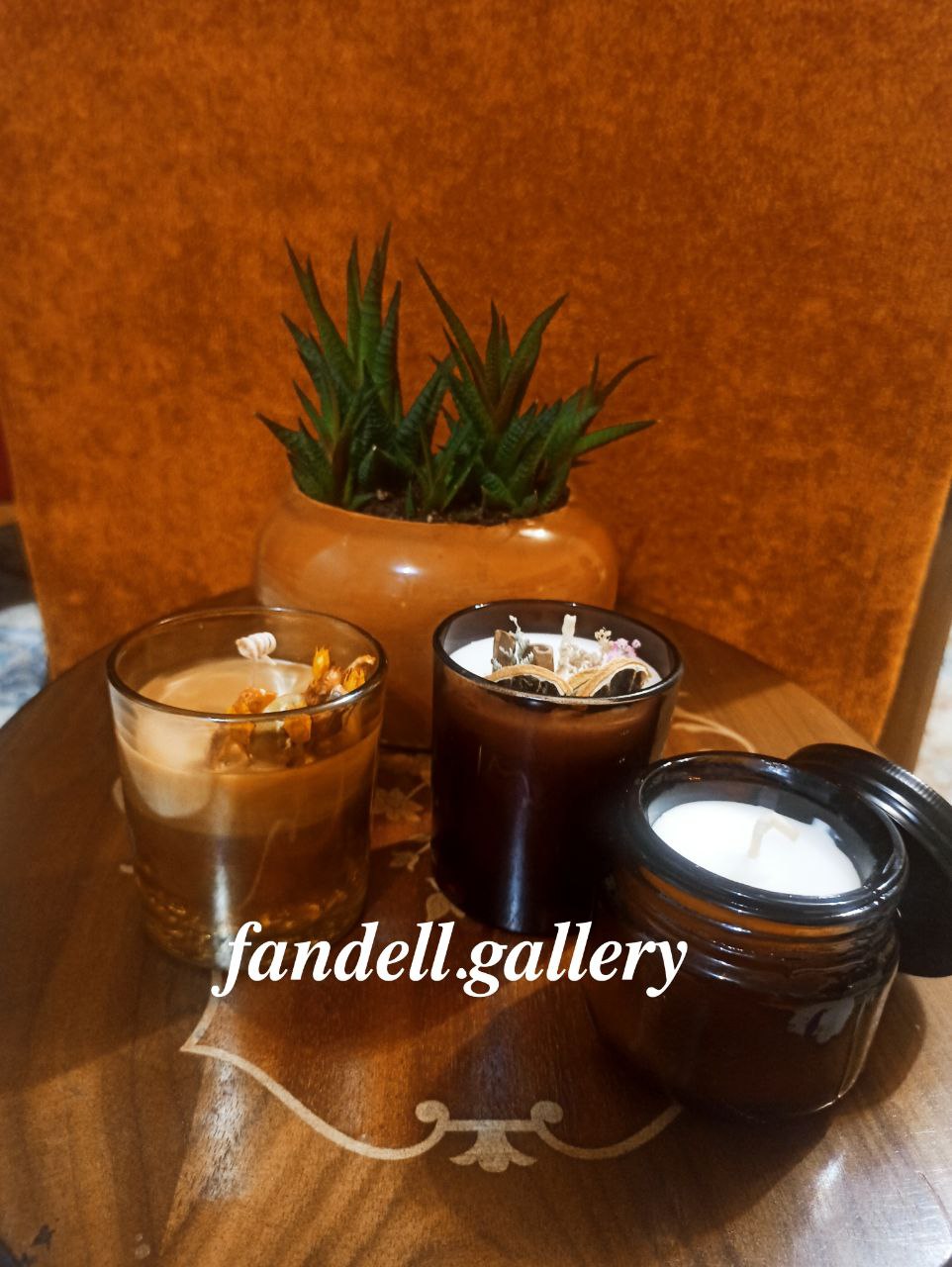 شمع لیوانی معطر پاییزی