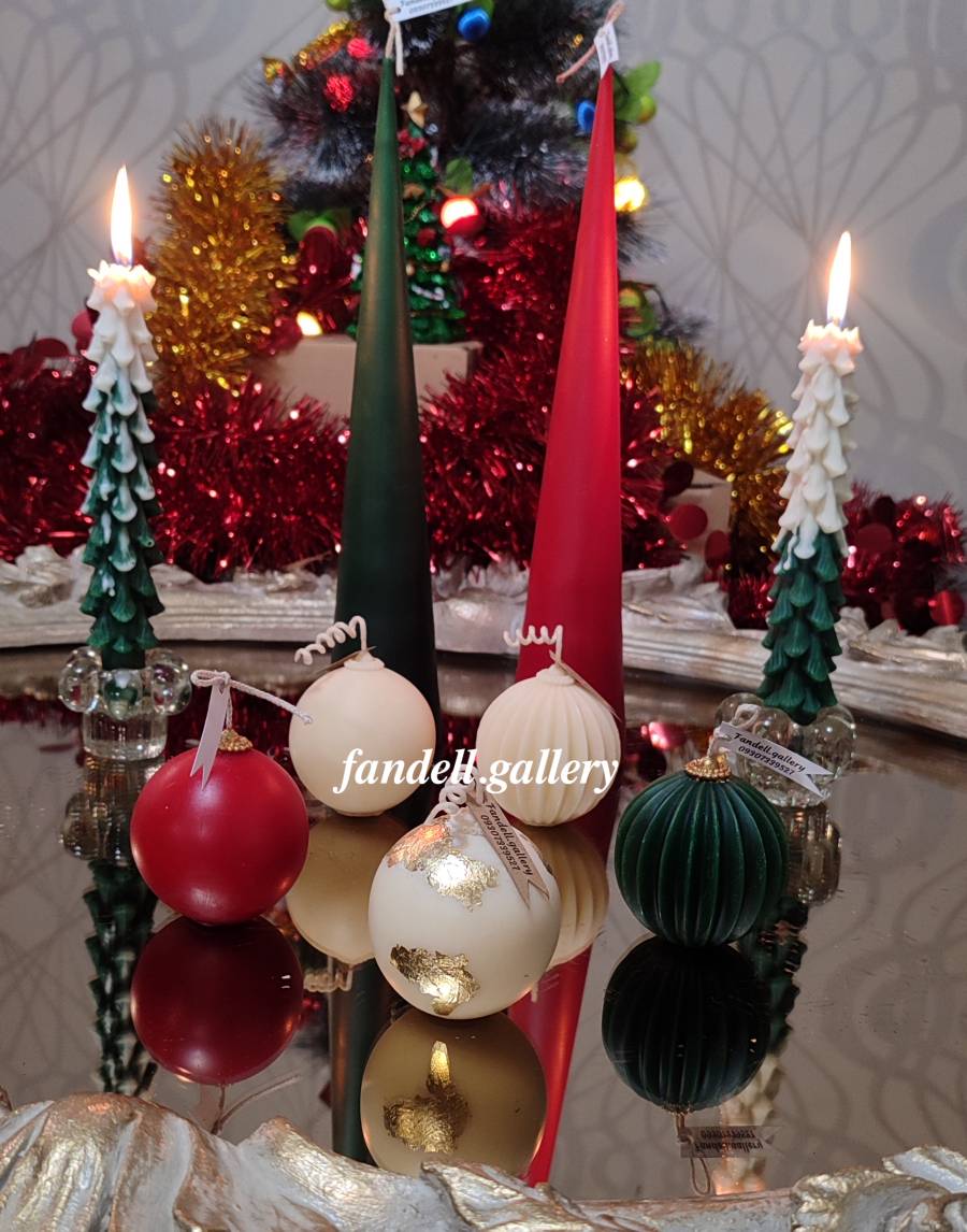شمع گوی کریسمس