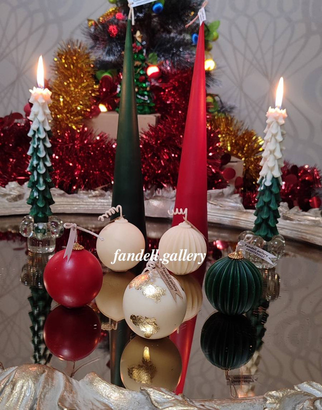 شمع گوی کریسمس