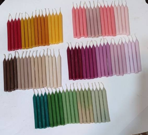 پک 6تایی بیبی کندل 10 سانتی